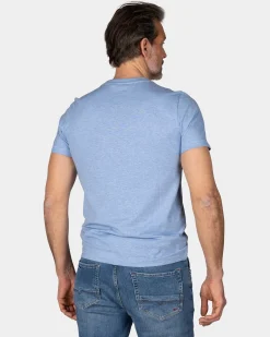 NZA New Zealand Auckland Basic blauw t-shirt