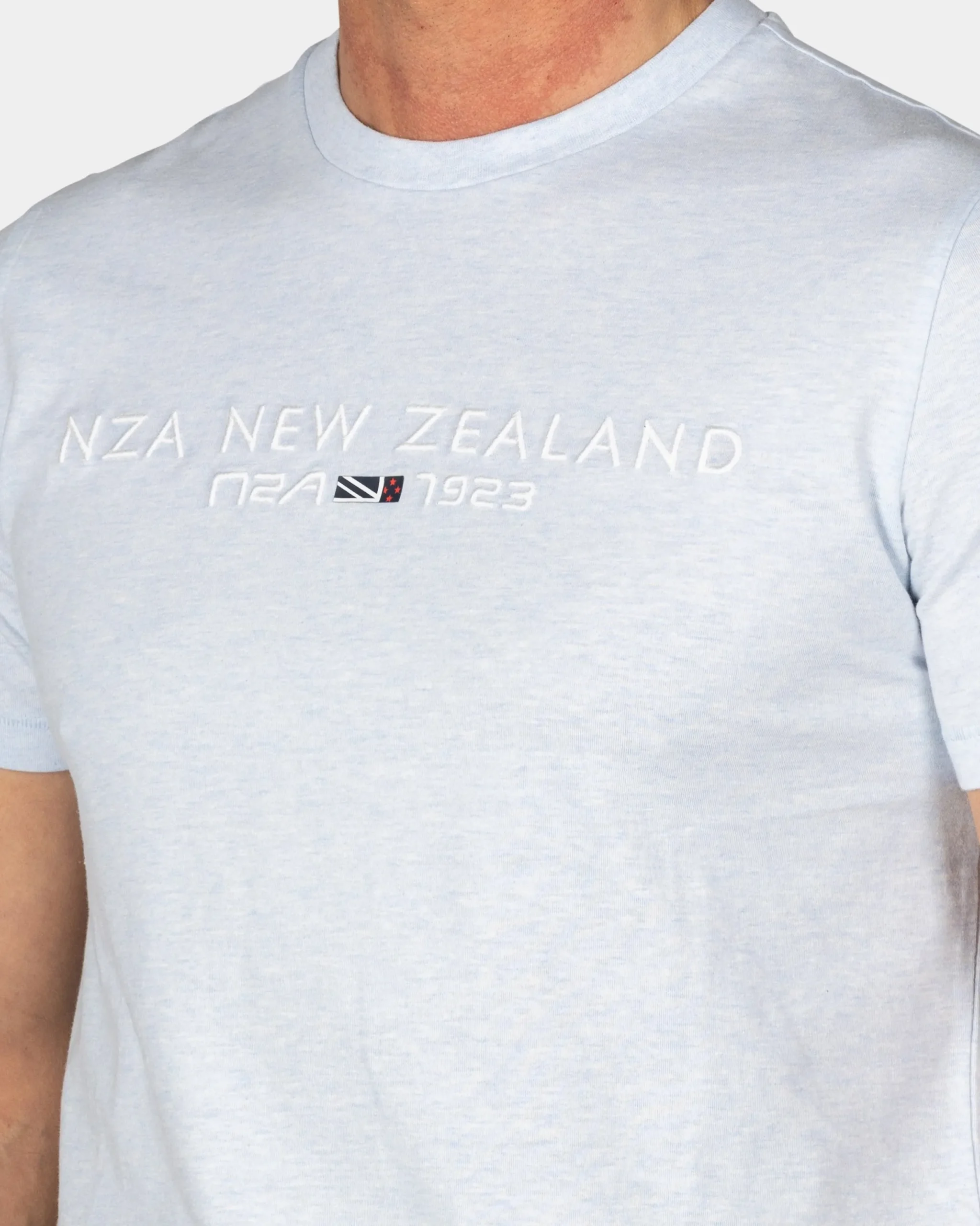 NZA New Zealand Auckland Basic lichtblauw t-shirt
