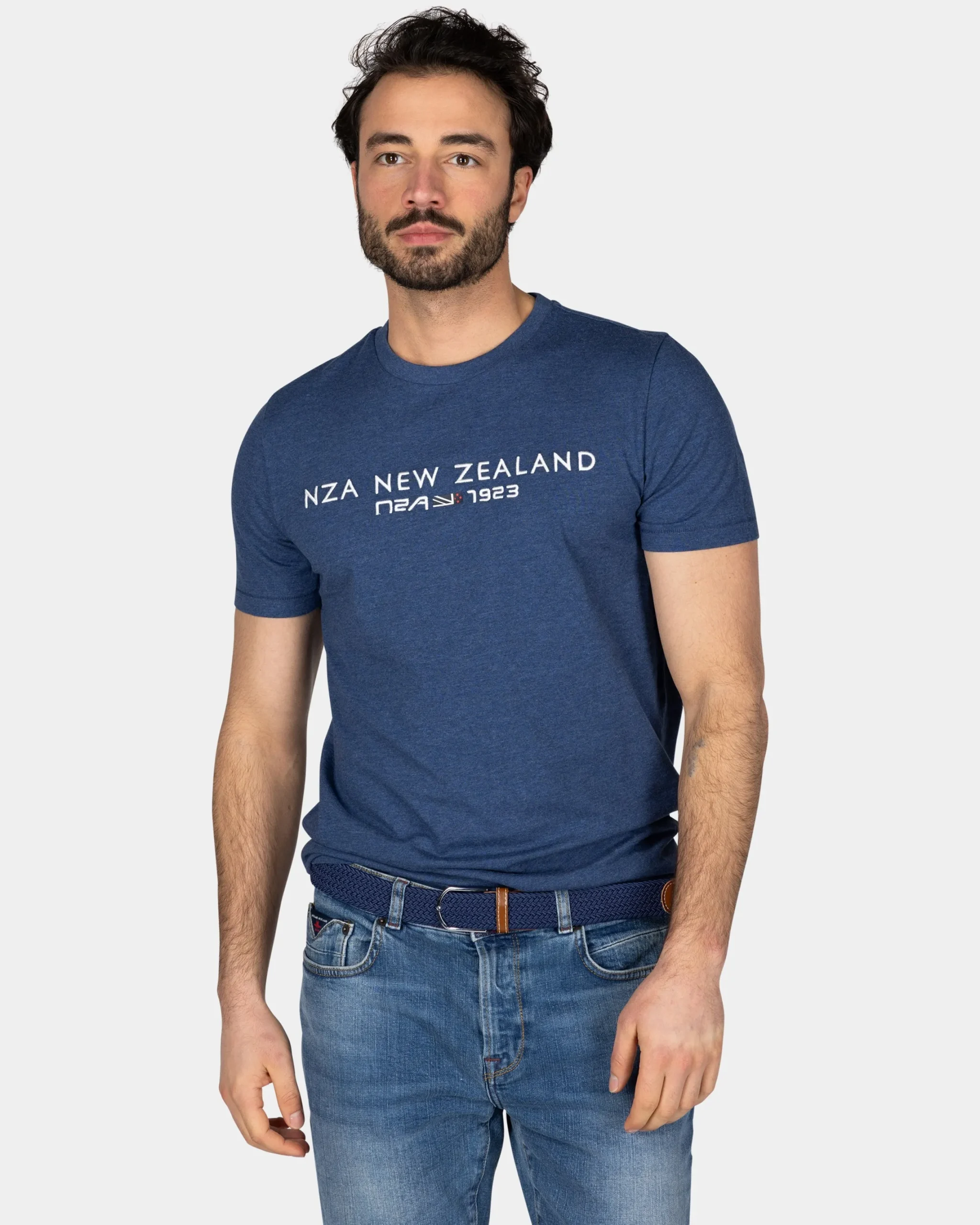 NZA New Zealand Auckland Basic navy t-shirt