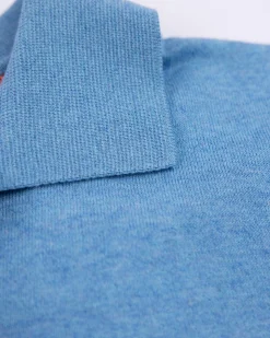 NZA New Zealand Auckland Basis felblauw poloshirt