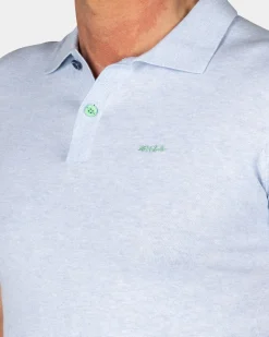 NZA New Zealand Auckland Basis lichtblauw poloshirt
