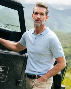 NZA New Zealand Auckland Basis lichtblauw poloshirt