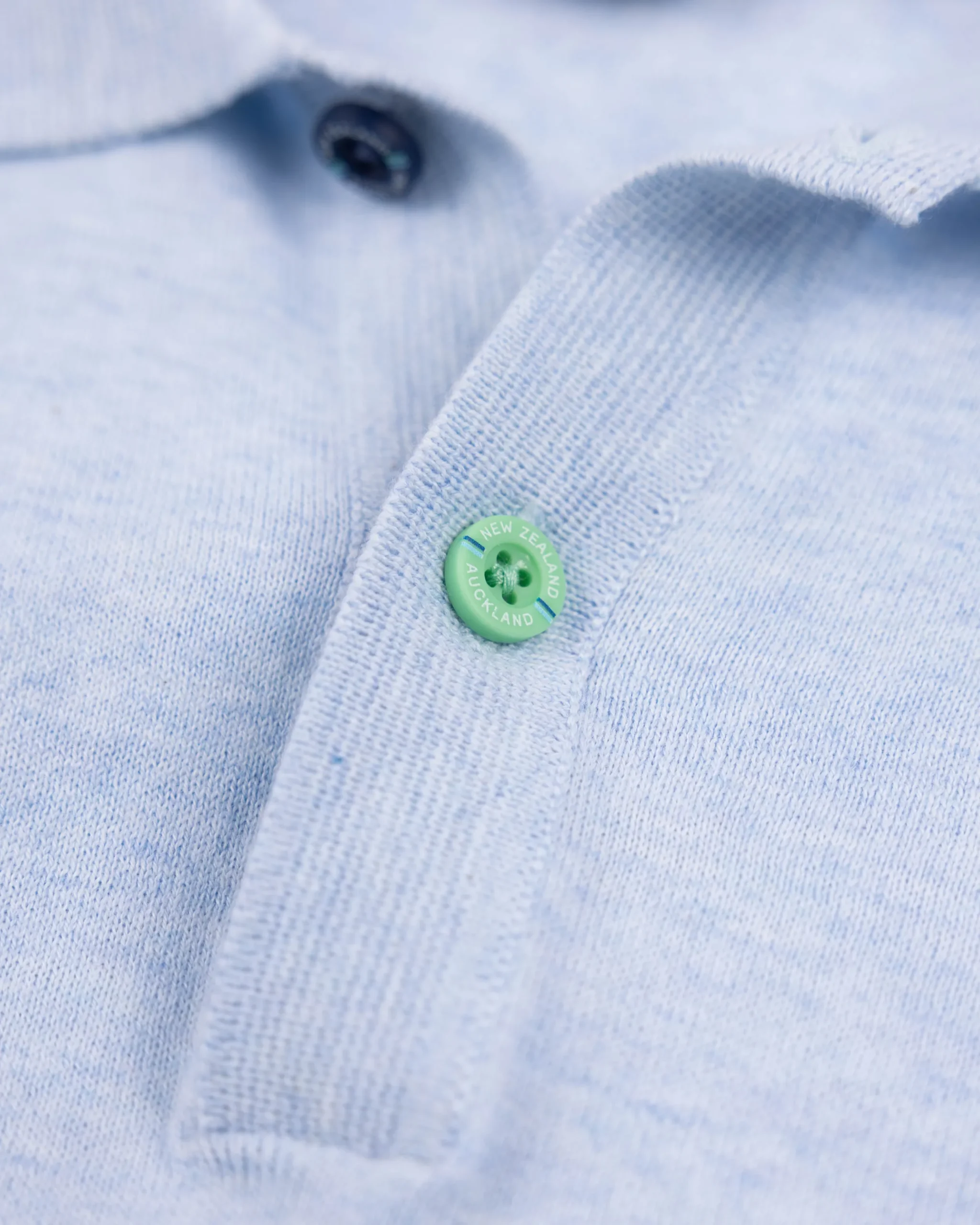 NZA New Zealand Auckland Basis lichtblauw poloshirt