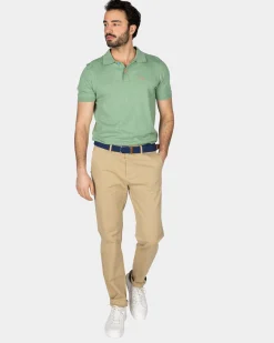 NZA New Zealand Auckland Basis lichtgroen poloshirt