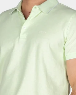 NZA New Zealand Auckland Basis mintgroene katoenen polo