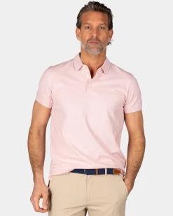 NZA New Zealand Auckland Basis pastelroze katoenen polo