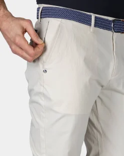 NZA New Zealand Auckland Beige chino met koord in de taille
