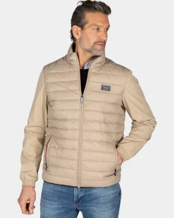 NZA New Zealand Auckland Beige gewatteerd jack