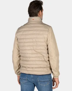 NZA New Zealand Auckland Beige gewatteerd jack