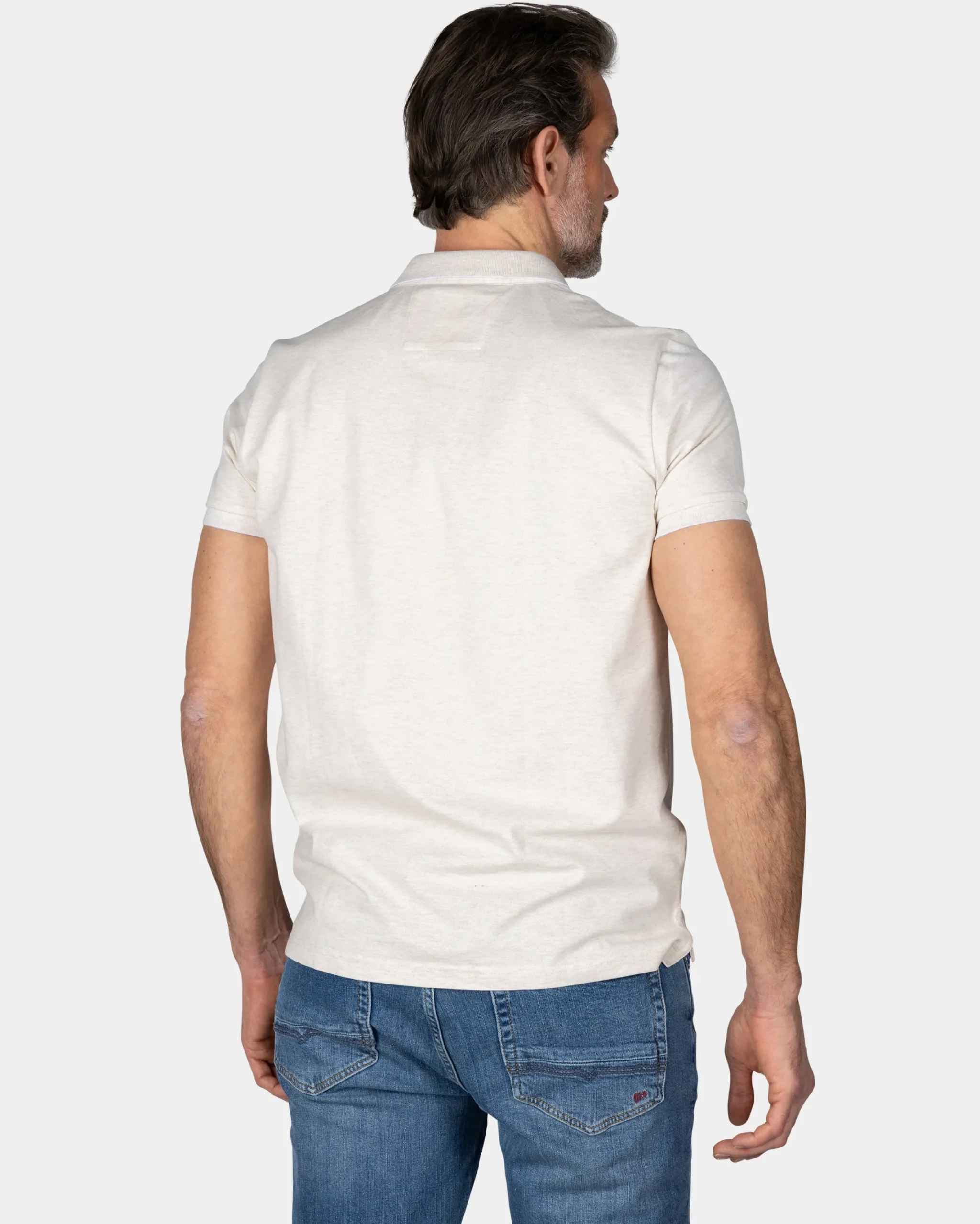 NZA New Zealand Auckland Beige katoenen polo