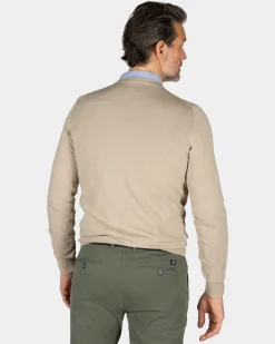 NZA New Zealand Auckland Beige trui met ronde hals