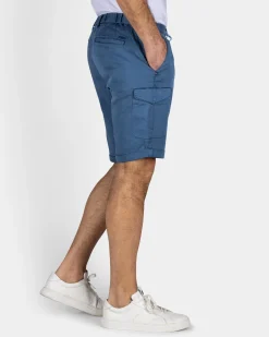 NZA New Zealand Auckland Blauw cargo short met stretch