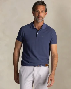 NZA New Zealand Auckland Blauw katoenen polo