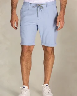 NZA New Zealand Auckland Blauwe cargo shorts met elastaan