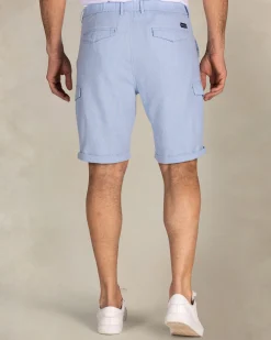 NZA New Zealand Auckland Blauwe cargo shorts met elastaan