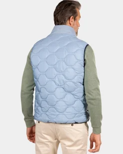 NZA New Zealand Auckland Blauwe gewatteerde bodywarmer -