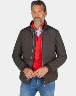 NZA New Zealand Auckland Bruin polyester bomberjack -