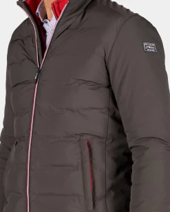 NZA New Zealand Auckland Bruin polyester bomberjack -