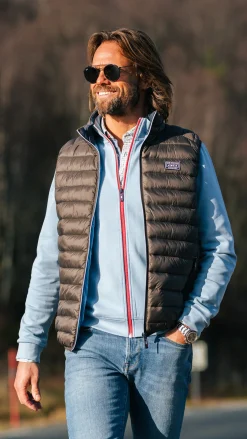 NZA New Zealand Auckland Bruine gewatteerde bodywarmer -