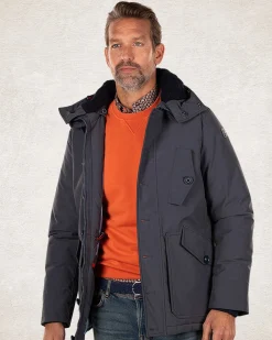 NZA New Zealand Auckland Canvas parka jas met capuchon -