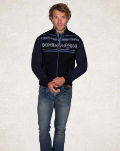 NZA New Zealand Auckland Donkerblauw gebreid vest -