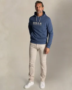 NZA New Zealand Auckland Donkerblauwe hoodie met logo