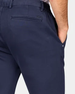 NZA New Zealand Auckland Donkerblauwe jersey chino -