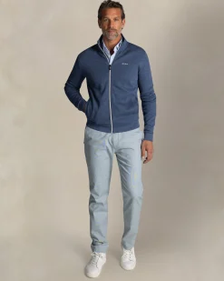 NZA New Zealand Auckland Donkerblauwe katoenen trui met rits