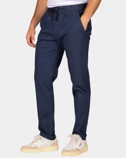 NZA New Zealand Auckland Donkerblauwe wol look broek -