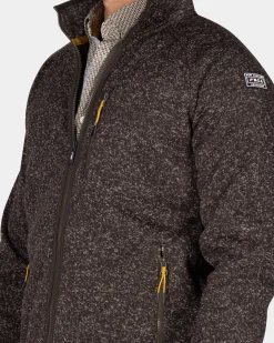 NZA New Zealand Auckland Donkerbruin fleece vest -