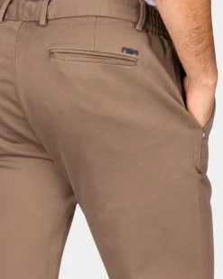 NZA New Zealand Auckland Donkerbruine jersey chino -