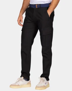 NZA New Zealand Auckland Donkergroene cargo chino -