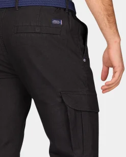 NZA New Zealand Auckland Donkergroene cargo chino -