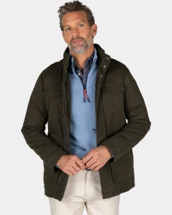 NZA New Zealand Auckland Donkergroene field jacket -