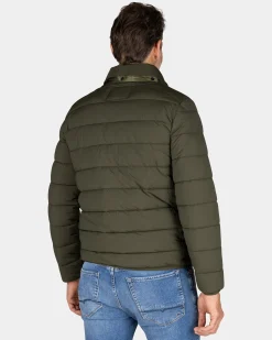 NZA New Zealand Auckland Donkergroene gewatteerde jas -