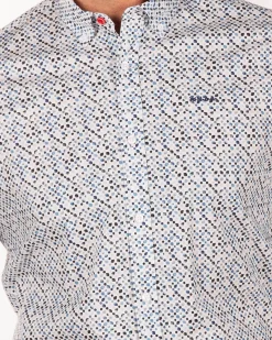 NZA New Zealand Auckland Ecru katoenen overhemd -