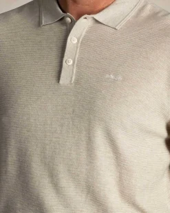 NZA New Zealand Auckland Ecru katoenen rugbypolo