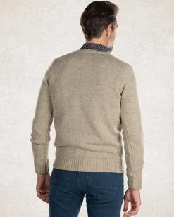 NZA New Zealand Auckland Effen gebreide trui met ronde hals -