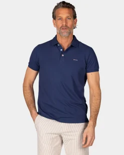 NZA New Zealand Auckland Effen katoenen blauwe polo