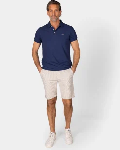 NZA New Zealand Auckland Effen katoenen blauwe polo