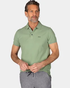 NZA New Zealand Auckland Effen katoenen lichtgroene polo