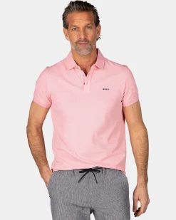 NZA New Zealand Auckland Effen katoenen pastelroze polo