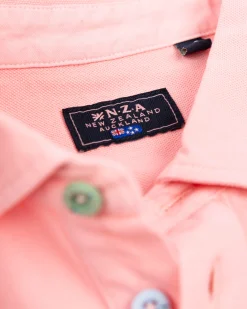 NZA New Zealand Auckland Effen katoenen pastelroze polo