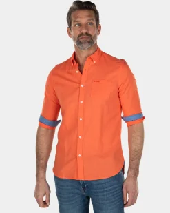 NZA New Zealand Auckland Effen linnen overhemd -