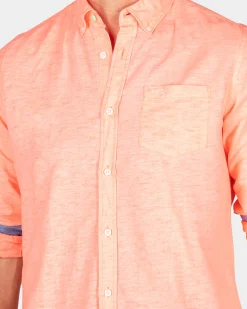 NZA New Zealand Auckland Effen linnen overhemd in veel kleuren -