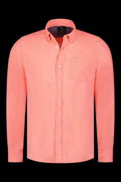 NZA New Zealand Auckland Effen linnen overhemd in veel kleuren -