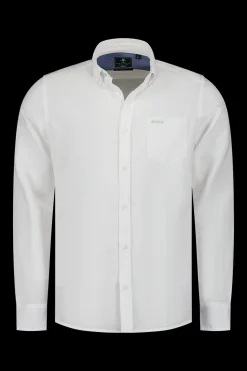 NZA New Zealand Auckland Effen linnen overhemd in veel kleuren -