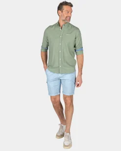 NZA New Zealand Auckland Effen linnen overhemd in veel kleuren -