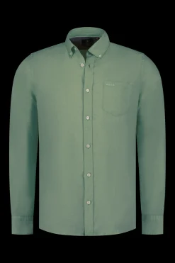 NZA New Zealand Auckland Effen linnen overhemd in veel kleuren -