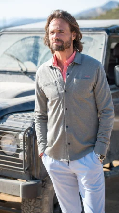 NZA New Zealand Auckland Effen overhemd met lange mouwen -